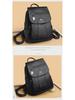 Stylish Women's Large-Capacity Soft Leather Anti-Theft Backpack for Travel & Students