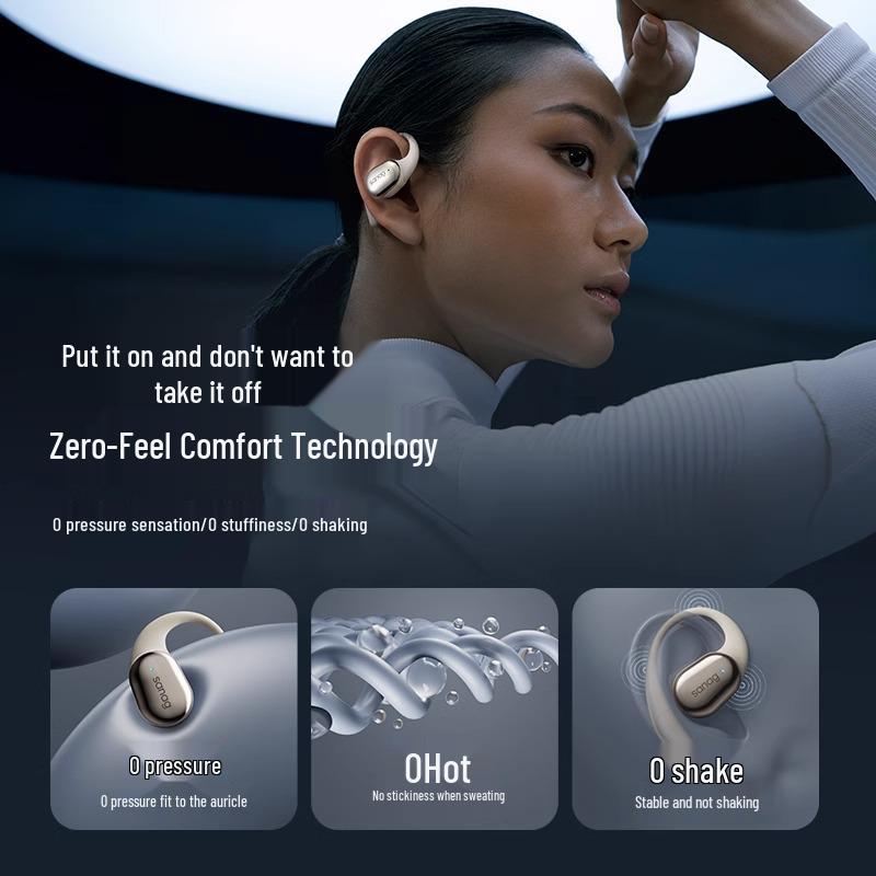 Sanag C16S Ear-Hook Bluetooth Headphones: Open-Ear Design, Ultra-Long Battery Life, 2025 Model