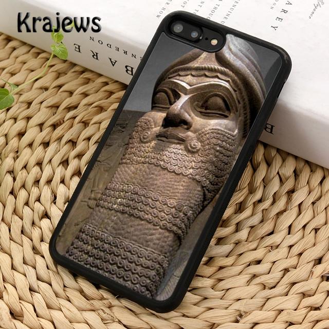 Krajews Lamassu Assyrian Mesopotamian Phone Case Cover For iPhone 17 Air 16 15 14 plus 12 13 pro max Fundas