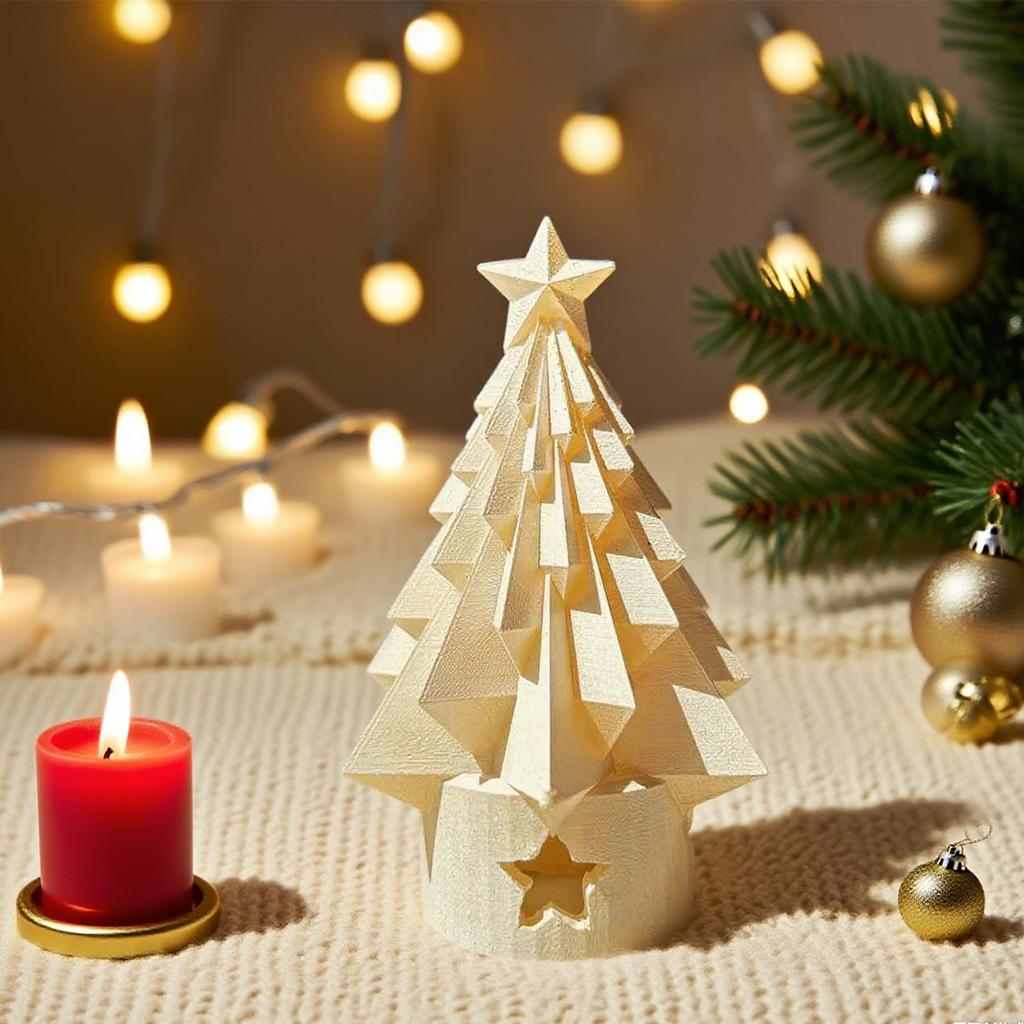 1 Stück Grün/Weiß Harz Weihnachtsbaumschmuck, Weihnachtsdekoration, Weihnachtsgeschenk, Verbessert die festliche Atmosphäre, Geeignet für den Innenbereich D