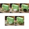5PCS Ceramic Bamboo Japanese Matcha Tea Set Matcha Whisk Holder Reusable Matcha Whisk Set Matcha Bowl Tea Ceremony Accessories