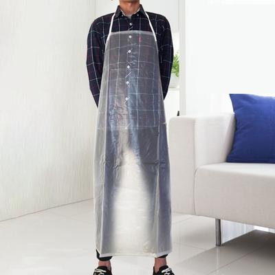 Waterproof Transparent Clear PVC Apron Kitchen Restaurant Housework Accessories