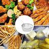 Stainless Steel Deep Fry Basket Round Wire Presentation With Detachable Handle Stainless Steel Drain Basket Fryer Skimmer