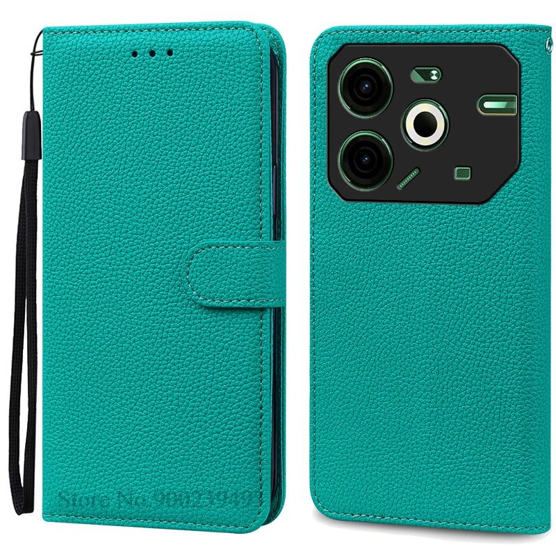 

Чехол Pova 6 Neo для Tecno Чехол Pova 6 Neo Кожаный чехол-кошелек для Techno Pova 6 Neo Чехол Pova Neo 6 Чехол для телефона Fundas Tecno Pova 6Neo (4G) циан