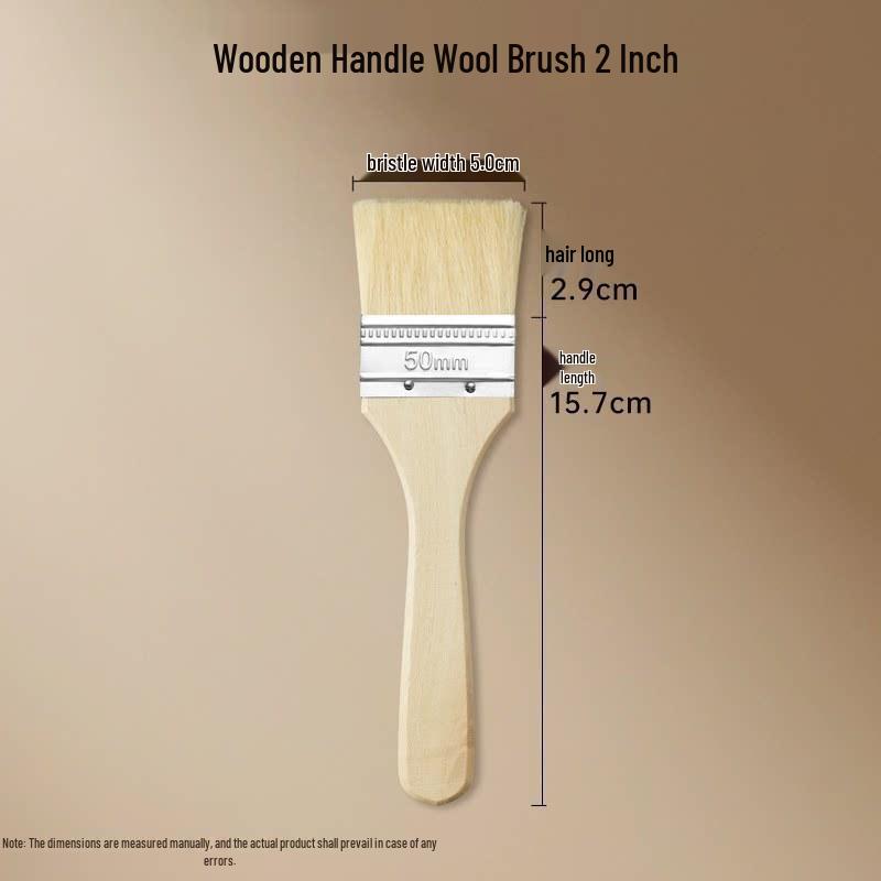 Multifunctional Nylon Brush: BBQ, Paint, Cleaning, 1-12 Plate Sizes