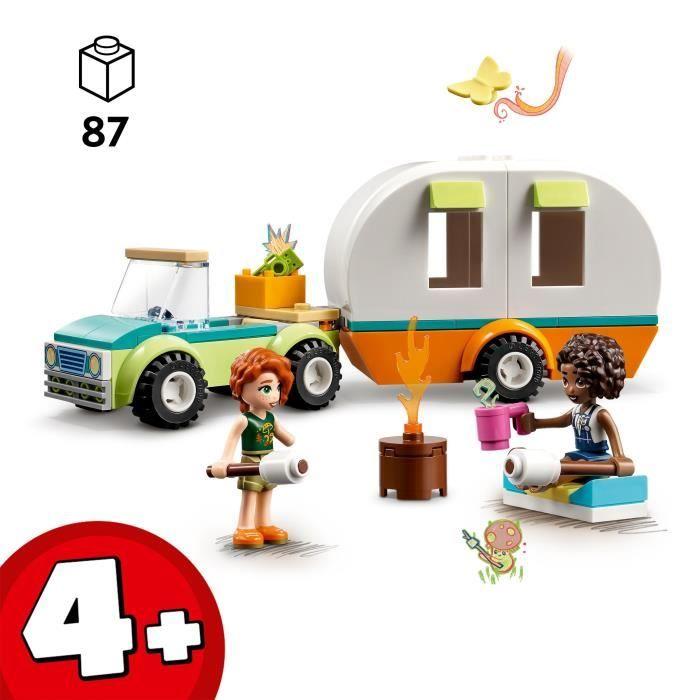 LEGO® Friends 41726 Les Vacances En Caravane, Jouet Camping-Car Avec Voiture, Enfants 4 Ans