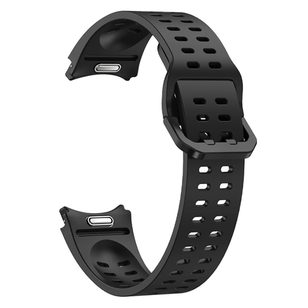 Pentru Samsung Galaxy Watch7/Watch6/Watch 5 44mm 40mm Brățară de Ceas din Silicon Curea cu Buton cu Două Găuri