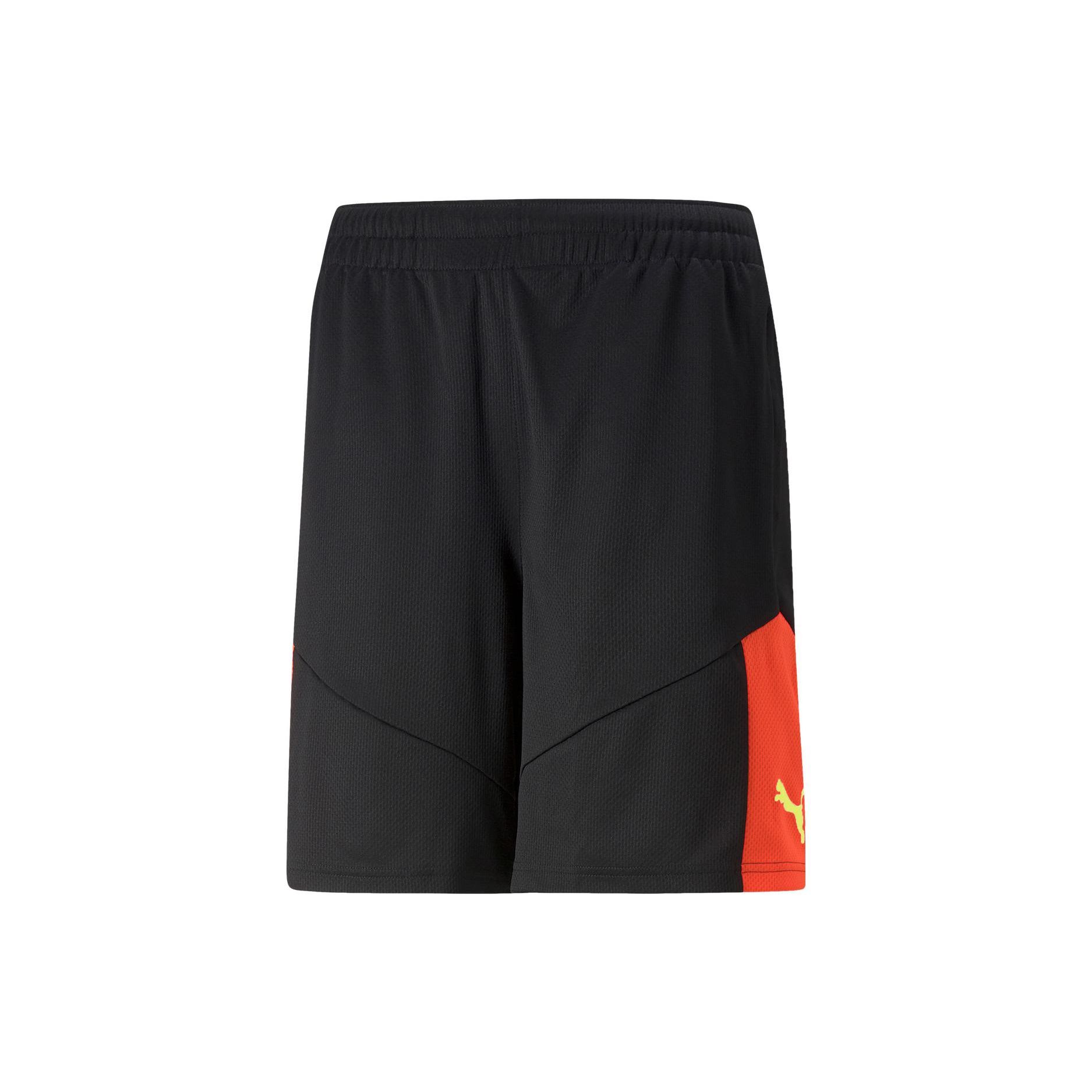 

Puma Спортивные шорты с эластичным поясом и принтом логотипа, прямые спортивные шорты, мужские брюки, черные 658042-48 XS