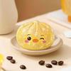 Cartoon Dumpling Squeeze Toy with Steamer, Anxiety Relief Dough Stress Ball Fidget Toy, Stretchy Steamed Bun Sensory Toy for Kids