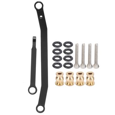Tijă de direcție din aliaj de aluminiu pentru mașină RC Crawler Axial SCX24 1/24 90081 PieseNegru