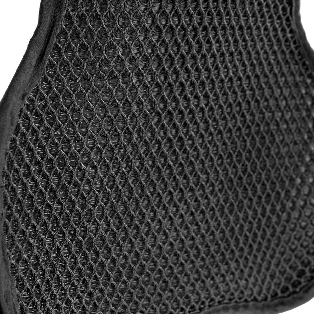 Komine 00-917 KK-917 Comine Chest Plate Cover Multi Black Free