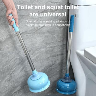 Toilet Drainer High-Pressure Air Unblocker Increased Suction Cups Hanging Hole Toilet Dredger Toilet