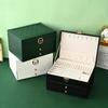 3-layer Drawer Type Jewelry Storage Box, Desktop Lockable Finishing Storage Container For Jewelry Earrings Rings Necklaces Bracelets Pendants