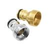 Latão Fêmea M22 M24 Macho Para 5/8" Conector de Torneira Torneira de Jardim Conector Rápido Para Torneira de Banheiro Acessórios de Cobre