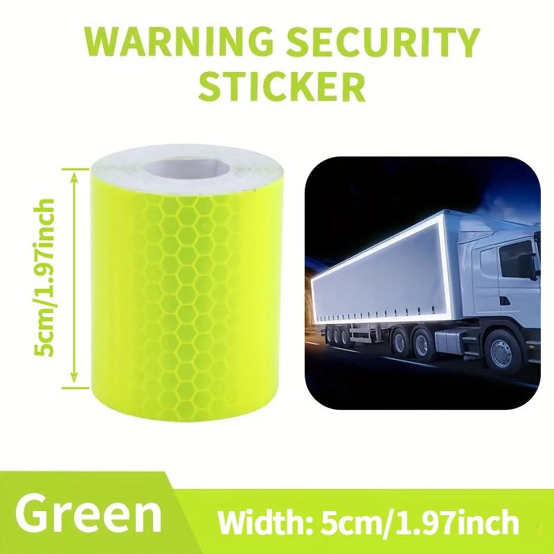 5m Reflective Tape PVC Bicycle Wheels Reflect Fluorescent Sticker Bike Reflective Sticker Strip Tape For Cycling Warning Safety