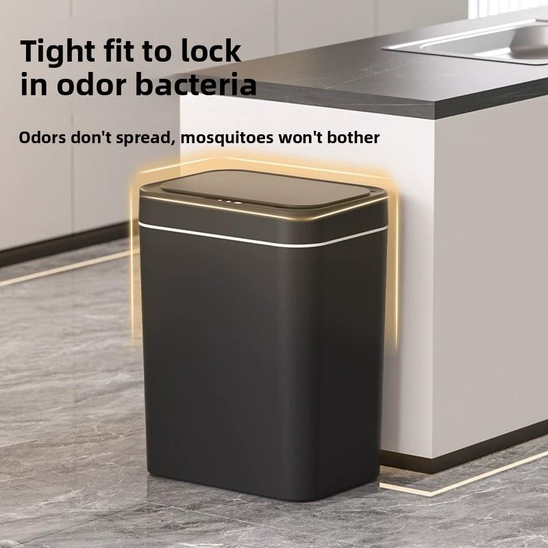 Cubo de basura inteligente automático para cocina baño dormitorio sensor de movimiento sin contacto
