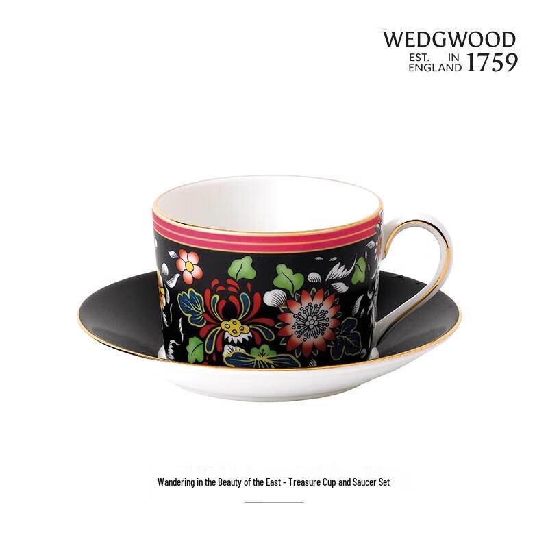 Wedgwood Wanderlust Oriental Jewel Teacup & Saucer Set