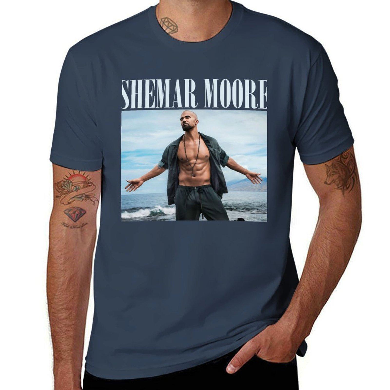 Shemar Moore Tshirt Lightweight Casual Summer Tshirt S