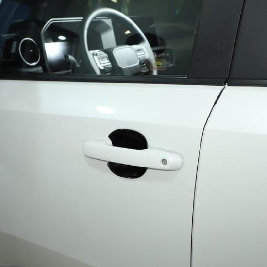 Glossy Black ABS Car Door Handle Bowl Protector For Lexus GX GX550 2024-2025