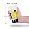 Ustraa Face Wash - Oily Skin - 100g | With Basil & Key Lime - For Acne-Prone Skin | Checks Acne & Blackheads & De-Tan Cream For Men-50g | No Bleach