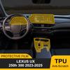 Pre Cutting TPU Film Transparent for LEXUS UX 250h 300 2026 2026 2026 2026 Interior Gear Panel GPS Center Console PPF Protection