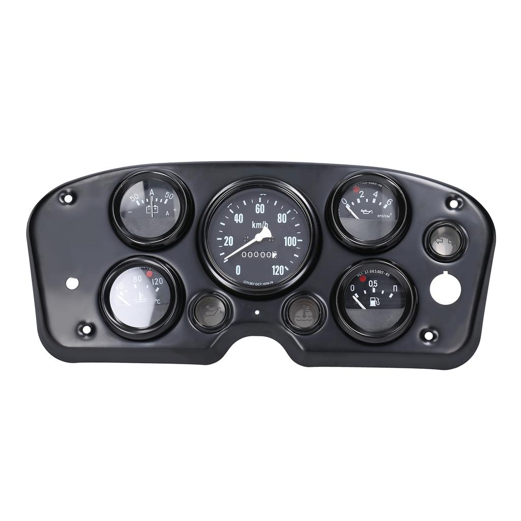 5 in 1 MultiFunctional Car Speedometer Fuel Gauge Oil Pressure Gauge Water Temperature Gauge