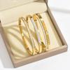 18K Stainless Steel Gold Bangles: Fashionable, Durable, and Fade-Resistant