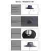 2Pcs Summer Hat with Dual Solar Fans USB Charging Wide Brim Outdoor Fishing Hat Breathable Cooling Sun Protection