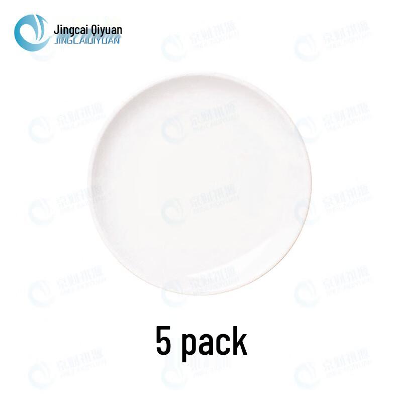 Melamine White Round Plates