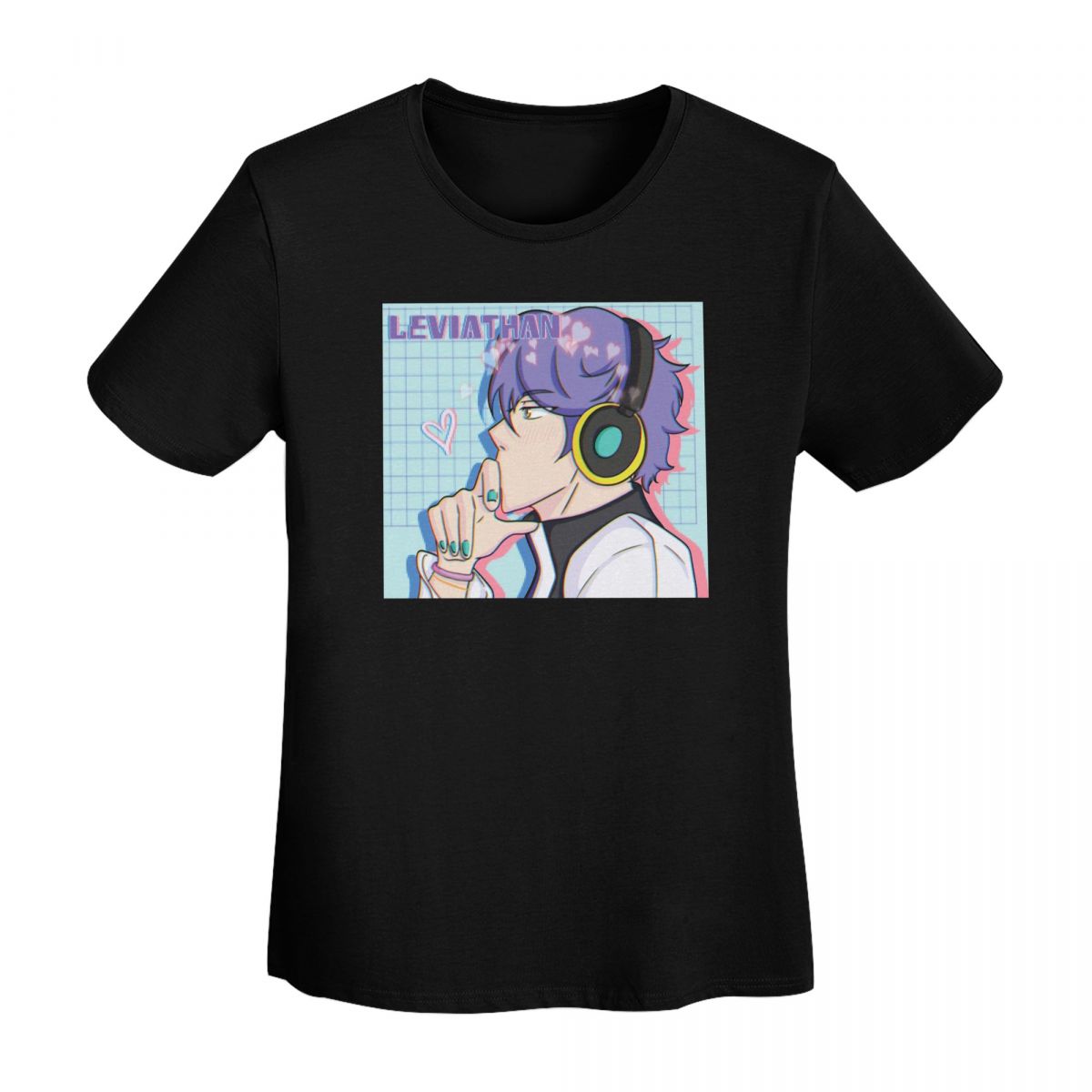 

Leviathan From Obey Me TShirt Women Short Sleeve T Shirts Crew Neck Clothes Cotton Summer Tees Streetwear 4XL