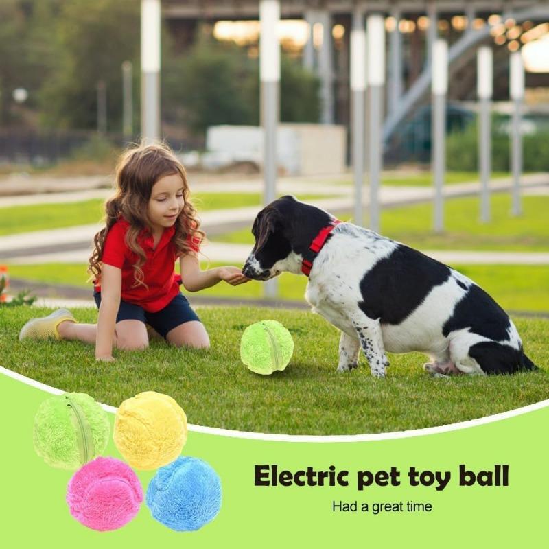 Rolling Ball Toy, Anti-Anxiety Automatic Moving Interactive Ball for Dogs and Cats