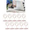 10pcs Table Number Holder Convenient Practical Round Base     Stable Elegant   Home Decoration