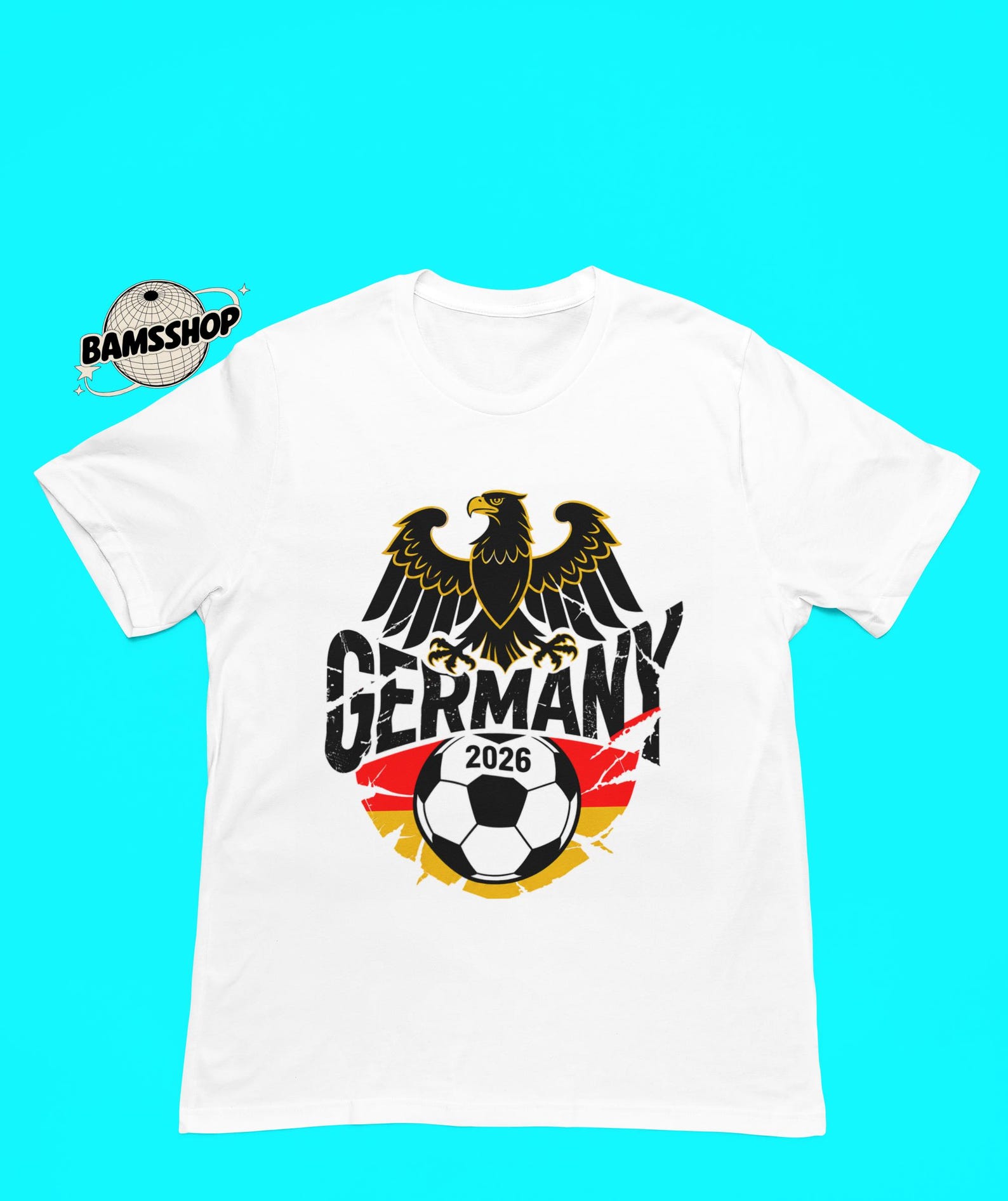 Germany 2026 Soccer Cup Shirt, Soccer World Tournament T-Shirt, International Game Day Tees, Football, Sport Fan Gift S
