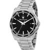 Velocità Black Stainless Steel Silver Men's Quartz Watch with Date R8853152002
