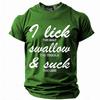 Casual Men's Letter Print T-shirts Clothes Oversized Loose O-neck Short Sleeve T-shirt New Daily Breathable T Shirt For Men