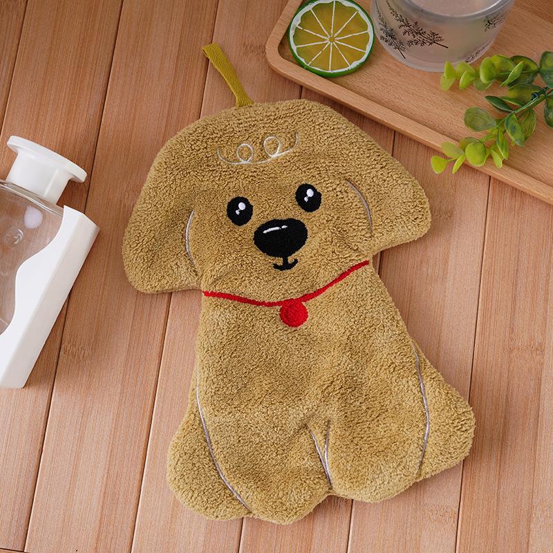 New Arrival: Hanging Cartoon Creative Children's Kitchen and Bathroom Absorbent Towel, Coral Fleece, Odorless