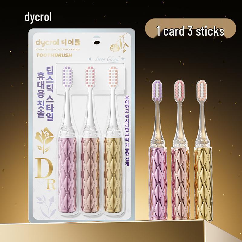 Korea Dake C-end Soft Bristle Lipstick-Style Portable Adult Toothbrush