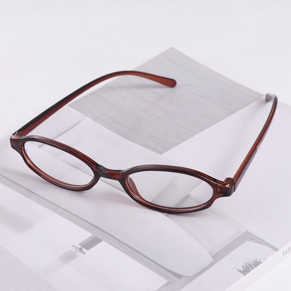 Oval Small Oval Frame Glasses Round Frame Optical Myopia Glasses Flat Spectacle Glasses  Daily