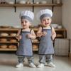 Photo Shoot Clothes Newborns Boy Photography Props Baby Costume Clothing Infant Supply Chefs Apron and Hat Set Outfit