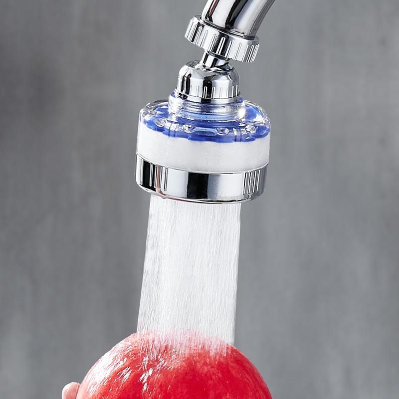 Kitchen Faucet Water Filter 360 Degree Pressurized Universal Faucet Aerator Sink Bathroom Accessories