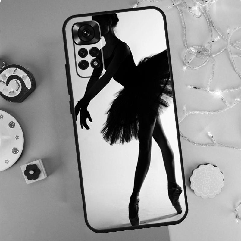 Ballerina Ballet Dance Girl Case For Xiaomi Redmi Note 14 Pro 9 10 11 12 13 9S 10S 11S 12S Redmi 14C 10C 12C 13C Cover