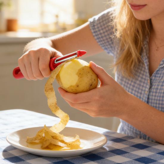 Potato Peeler Swivel Vegetable Peeler Ultra Sharp Y Shaped Fruit Peeler with Soft Grip Handle And Stainless Steel Blade Kitchen Essential for Veggie