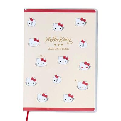 Sanrio Hello Kitty Agenda B6 2026 Japon NOUVEAU Personnages Sanrio