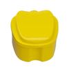 Durable Plastic Denture Case With Removable Drain Tray Multiple Color Options For Daily Oral Care Travel