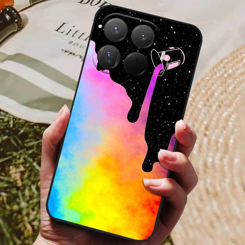 Für Xiaomi 15T Pro Hülle 15TPro Cover Funda Luxus TPU Stoßfest Cartoon Silikon Handyhülle Für Xiaomi 15T Pro Coque 6.83"