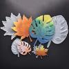 DIY Palm Leaf Tray Coaster Silicone Mold Turtle Back Leaf Shape Crystal Dropping Resin Tray Gypsum Cement Molds Home Decoration