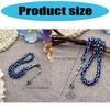 Sturdy 10mm Large Hole Plastic Beaded Bracelet 33Pcs Easy Maintenance Unisex Fashion Accessory