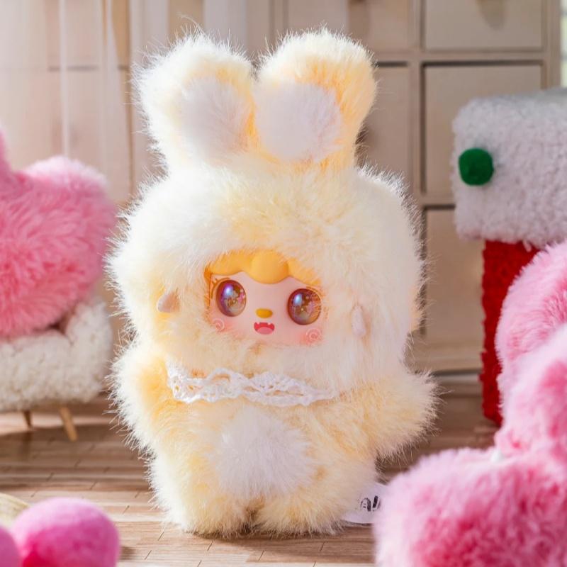 Yooki Hopping Bunny Series  Vinyl Plush Keychain Decor Toy Collectible Doll Birthday & Christmas Gift Toy