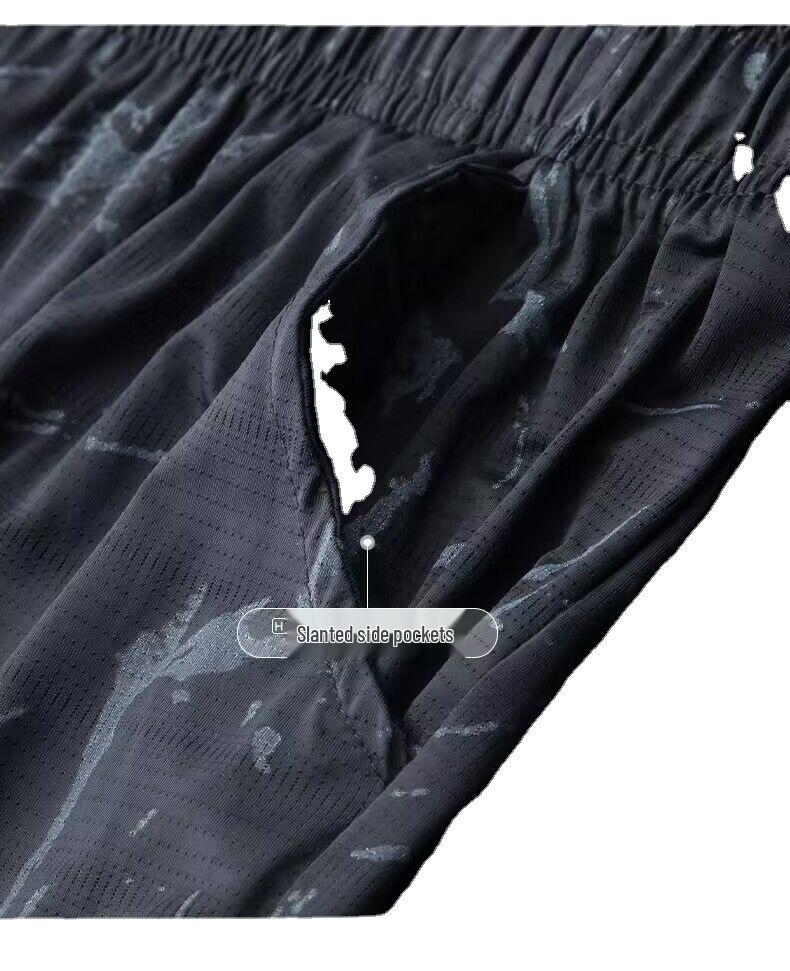 2023 Hong Kong-Style Korean Boys' Sports Suit: Loose T-Shirt & Simple Five-Point Shorts