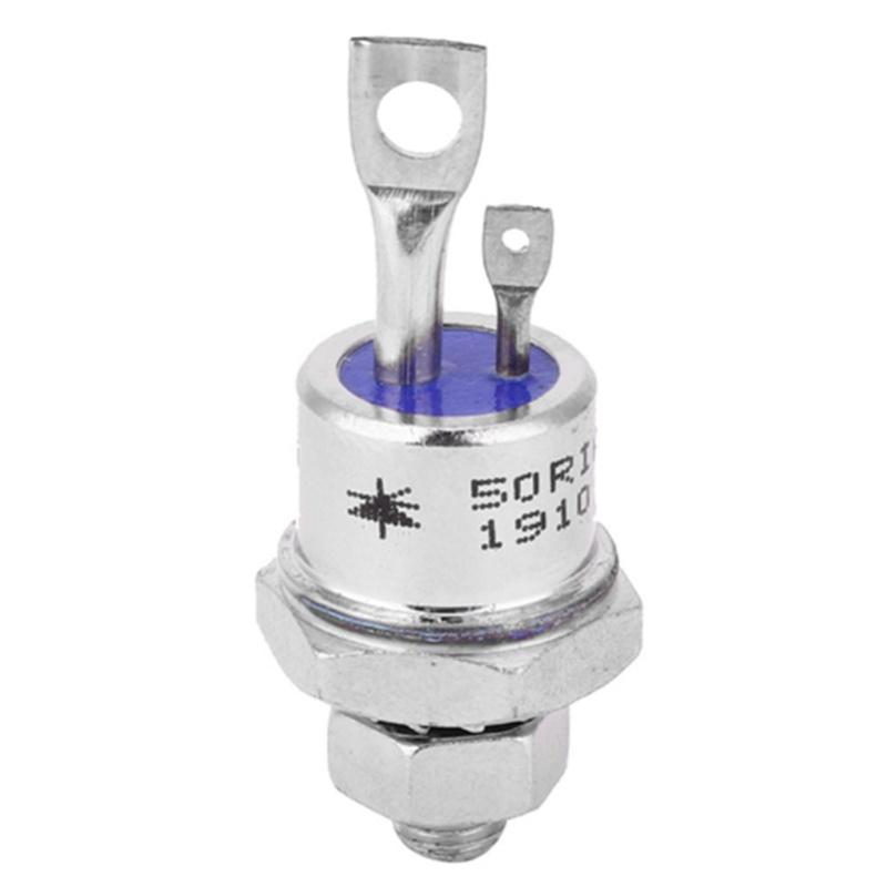 2Pcs Silicon Controlled Rectifier Screw Type Thyristor 50RIA120 SCR For Motor Control